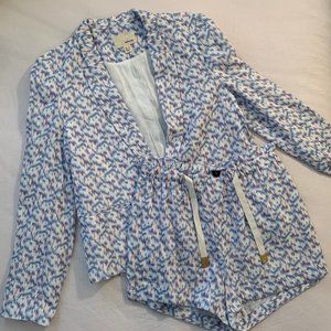 NWOT The Corner Printed Jacket and Short Suit